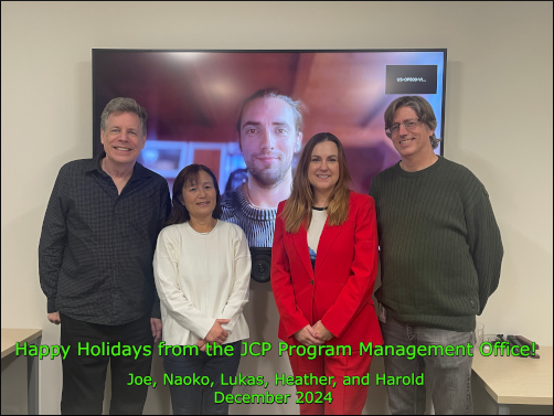 Happy Holidays from the JCP Program Management Office