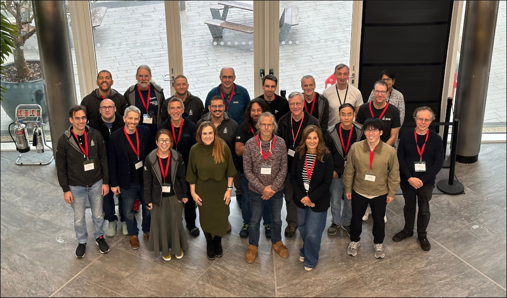 Photo of the 2024-2025 JCP Executive Committee representatives in Cambridge, UK