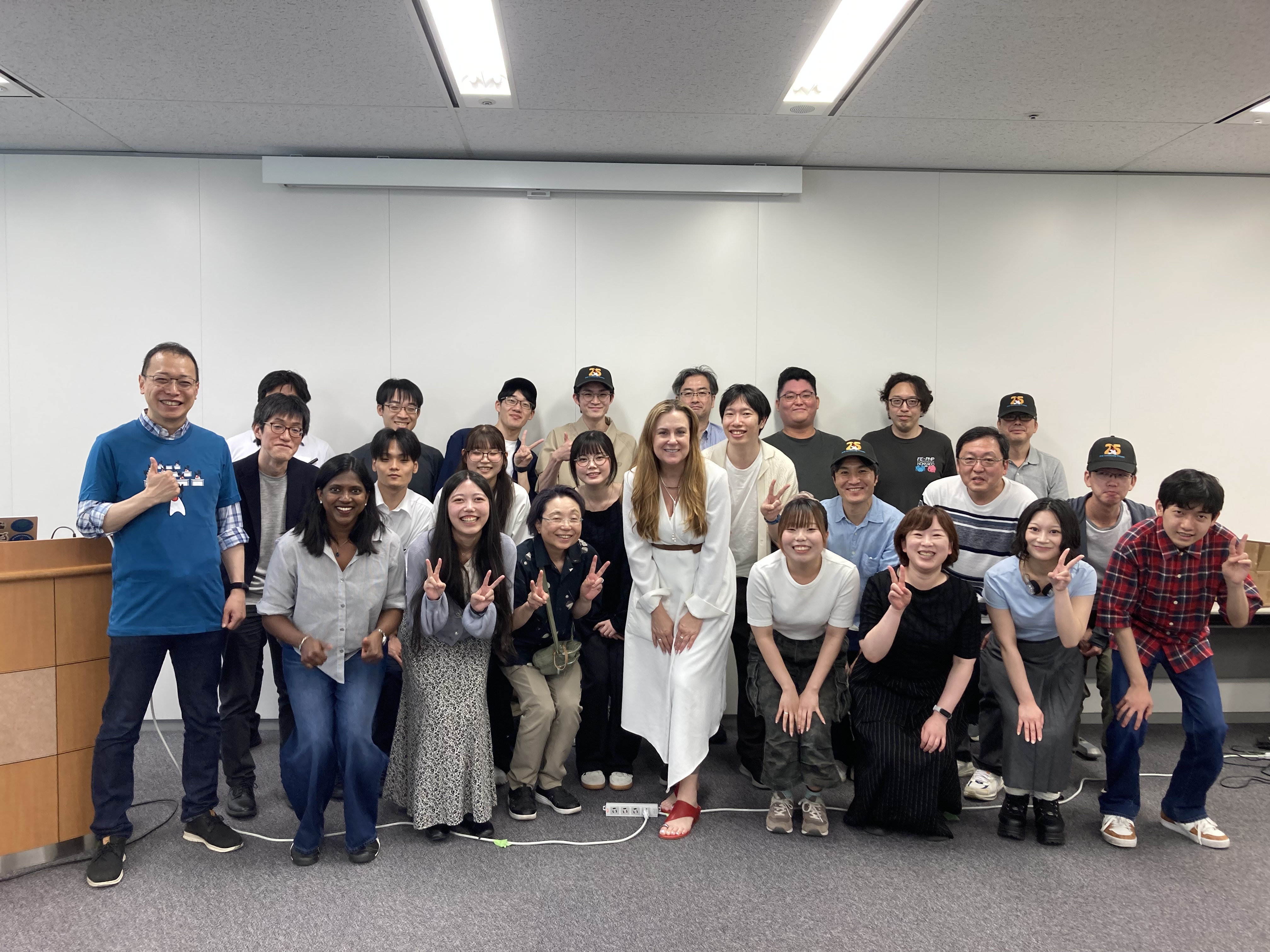 Heather VanCura and Java community members in Hokkaido