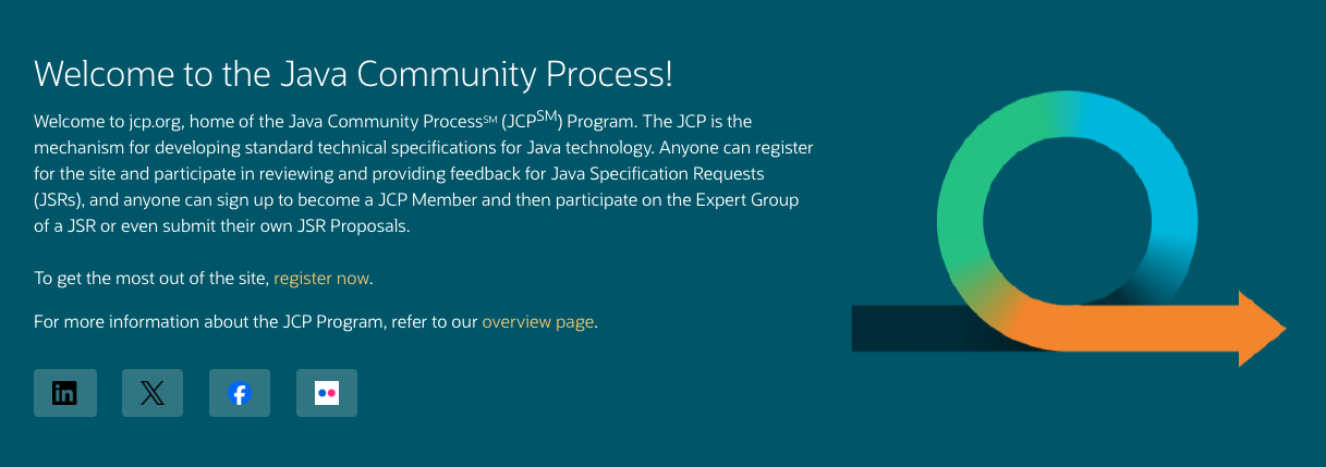Modernized jcp.org homepage